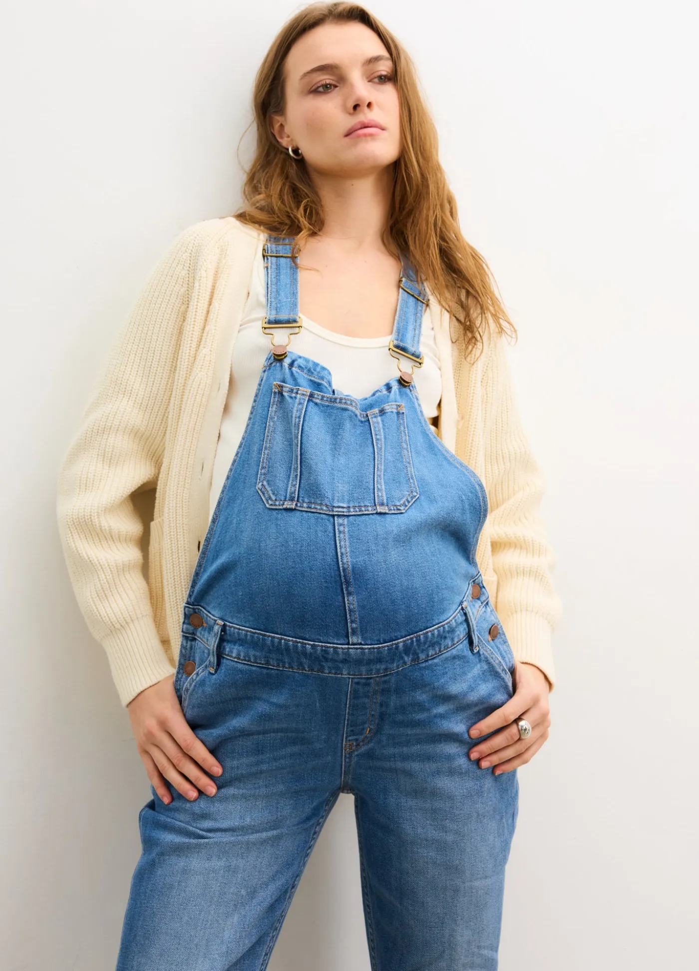 The Denim Maternity Overall