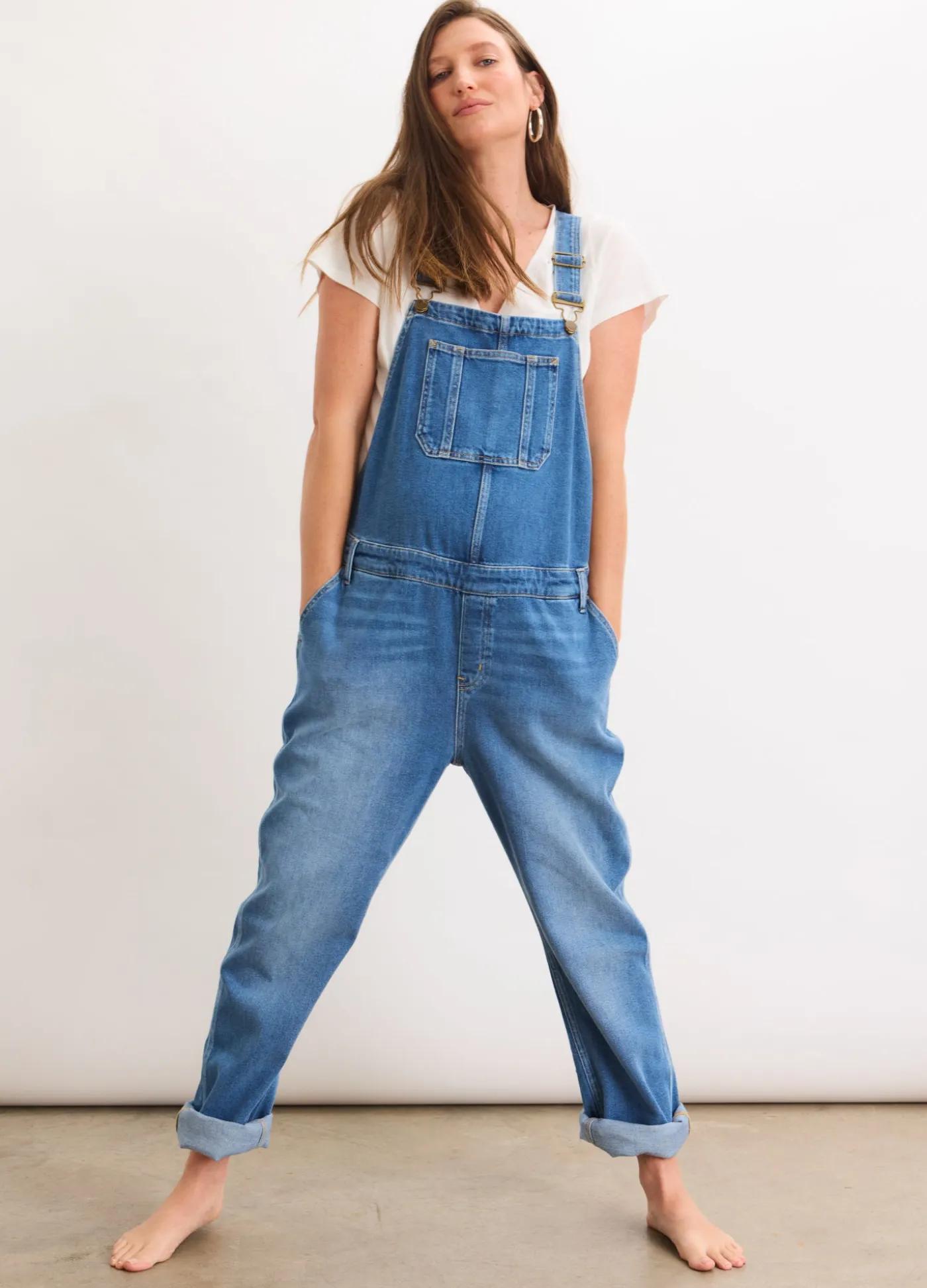 The Denim Maternity Overall