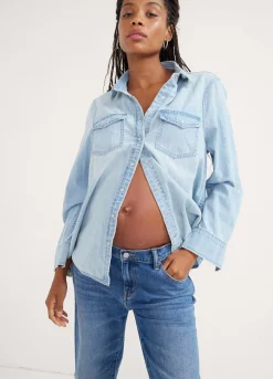 The Denim Maternity Shirt