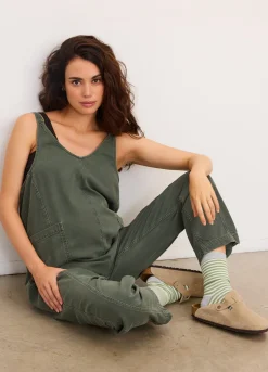 The Drapey Denim Nora Jumpsuit
