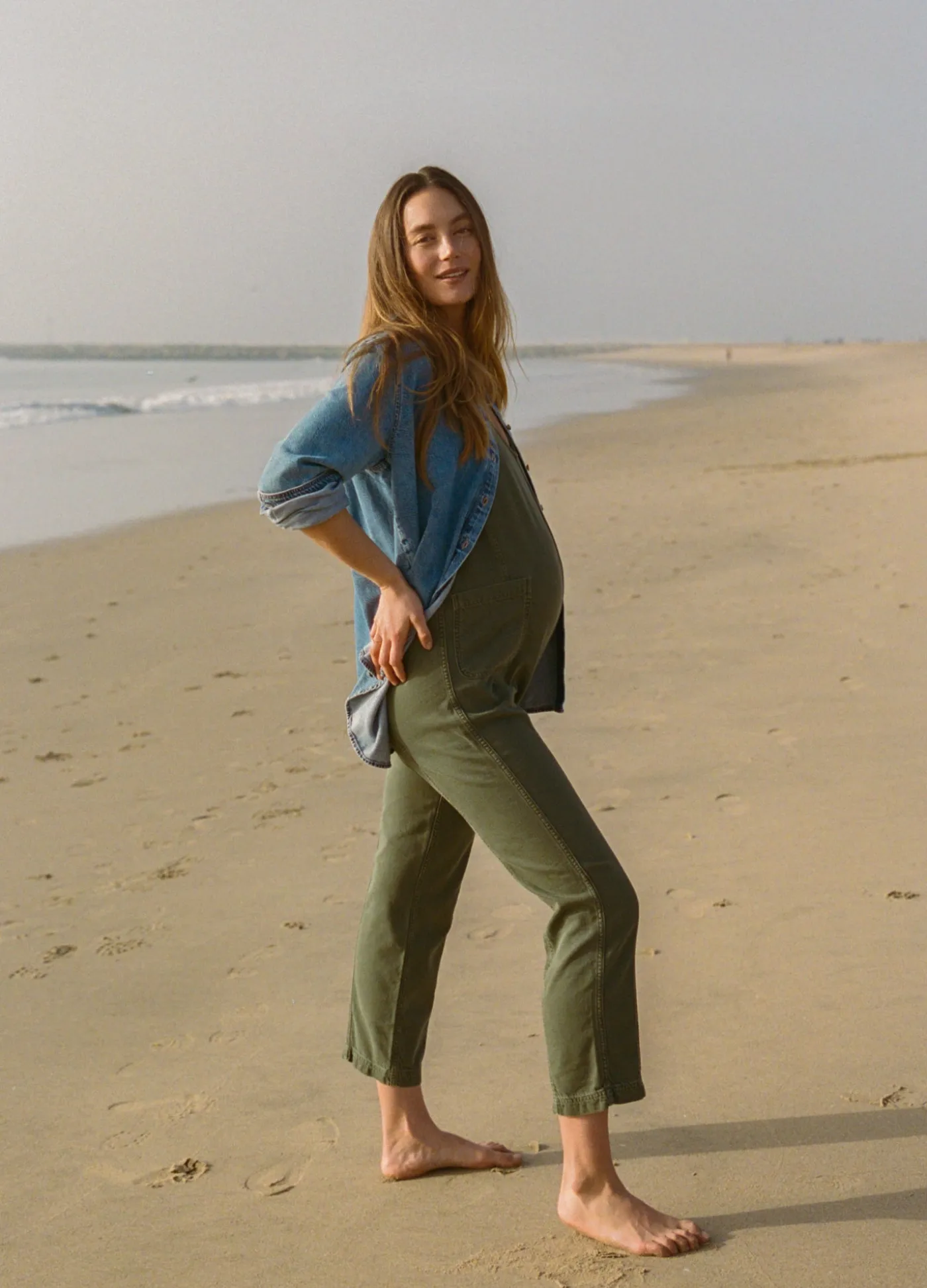 The Drapey Denim Nora Jumpsuit