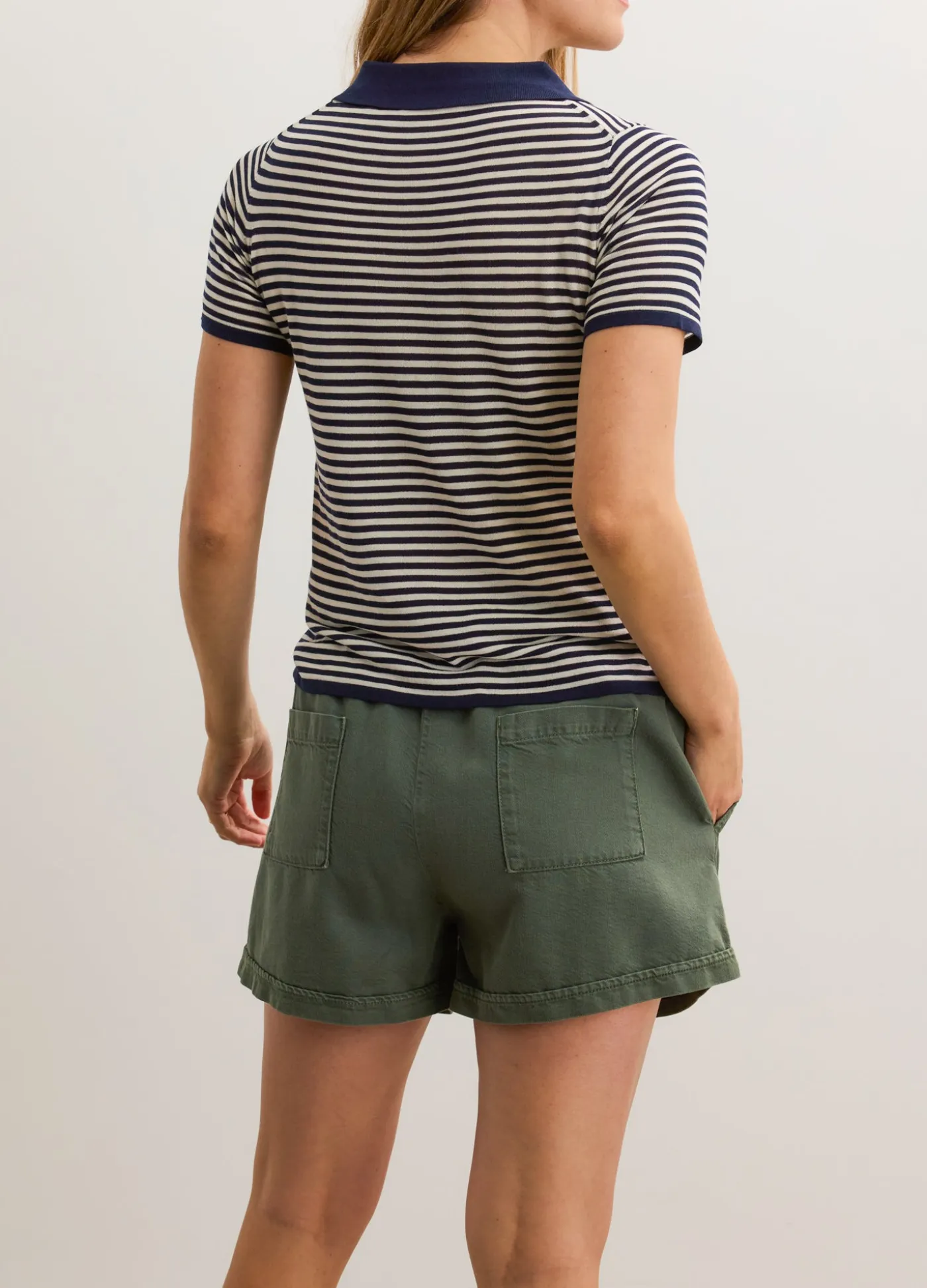 The Drapey Denim Short