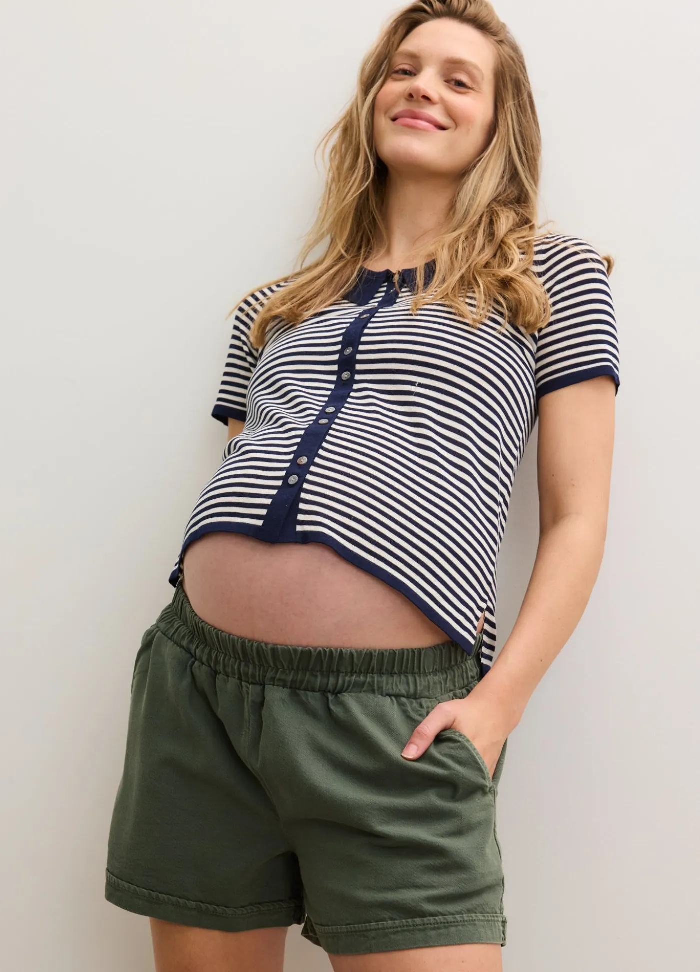 The Drapey Denim Short