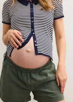 The Drapey Denim Short