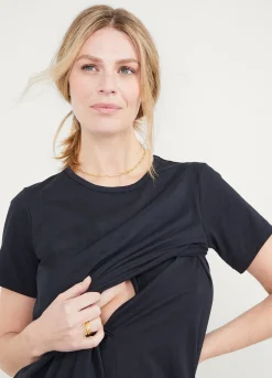 The Easy Going Nursing Tee Dress
