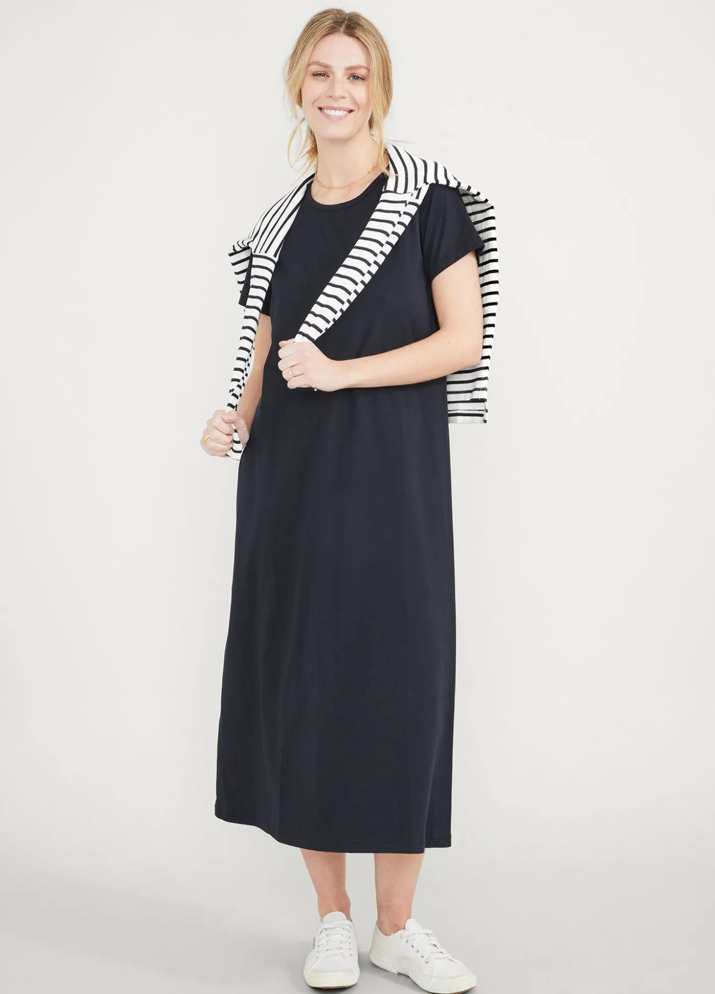 The Easy Going Nursing Tee Dress