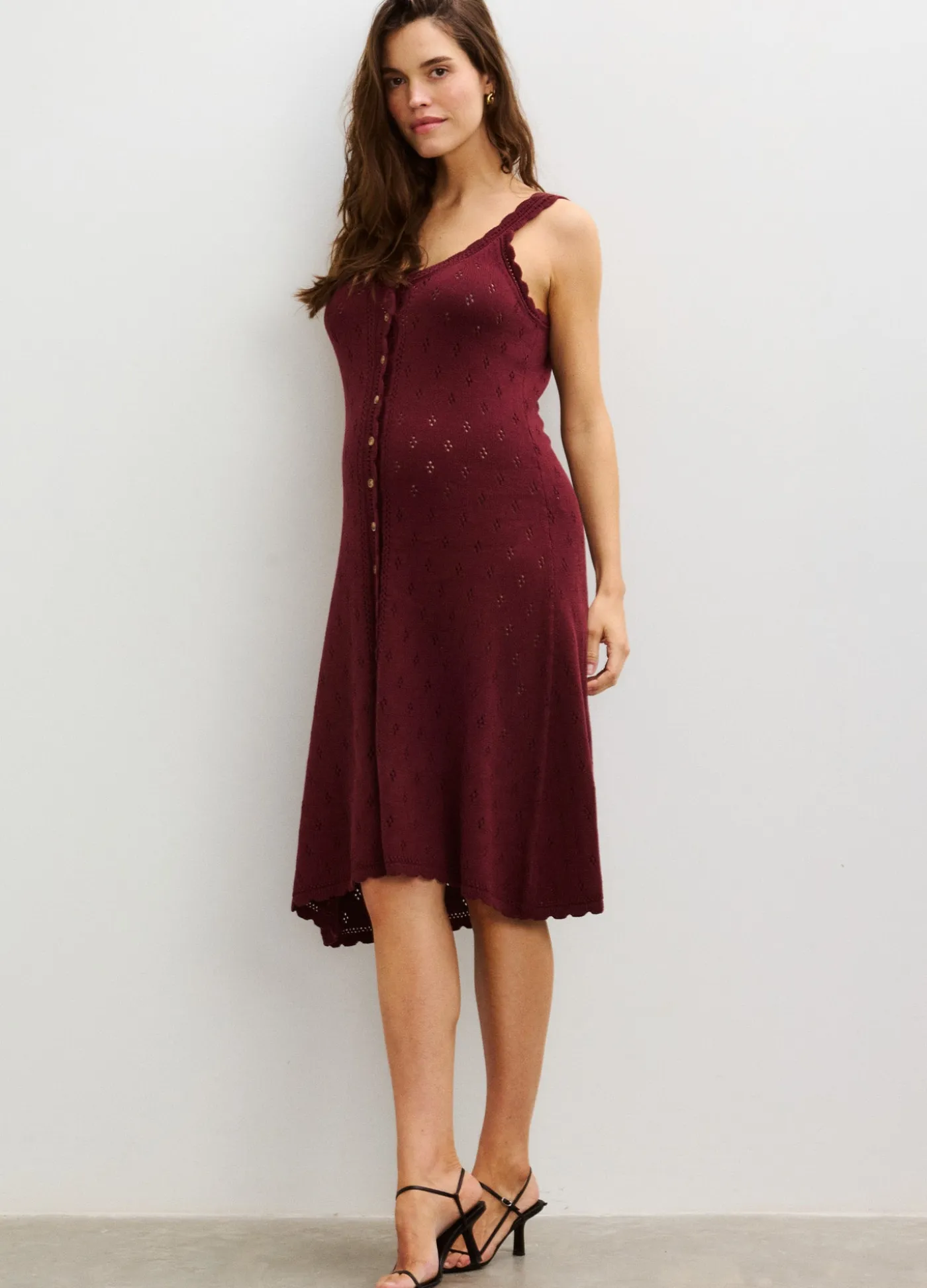 The Eloise Pointelle Nursing Tank Dress