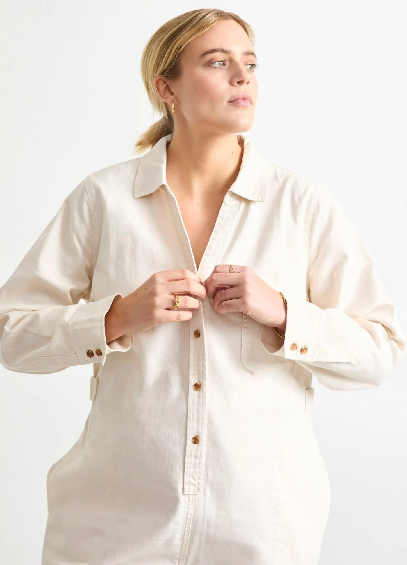 The Everyday Nursing Denim Jumpsuit