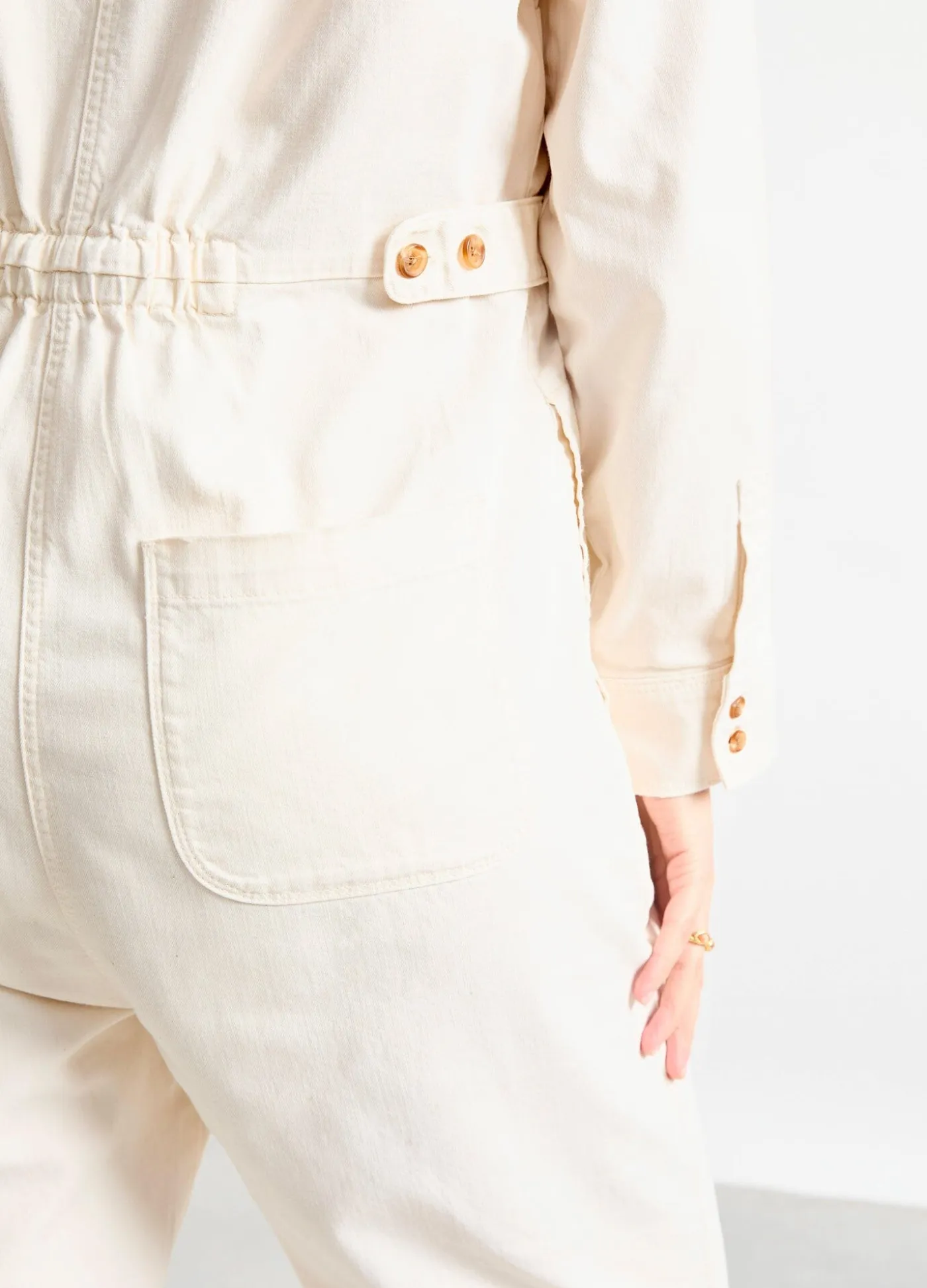 The Everyday Nursing Denim Jumpsuit