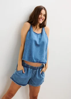 The Hailey Denim Top