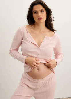 The Long Sleeve Pointelle Henley
