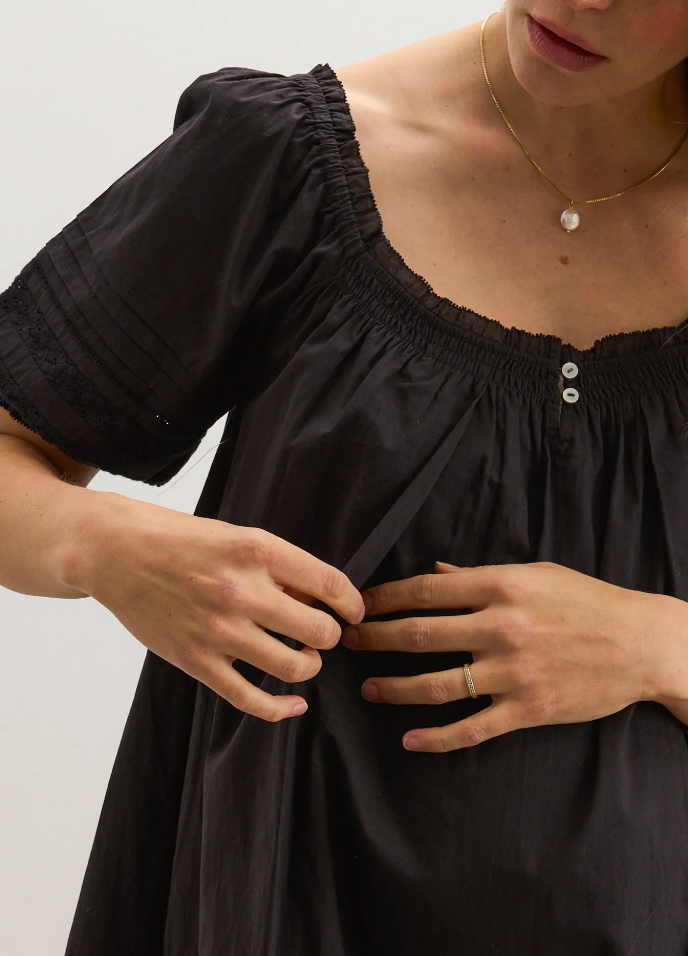 The Lottie Secret Nursing Mini Dress
