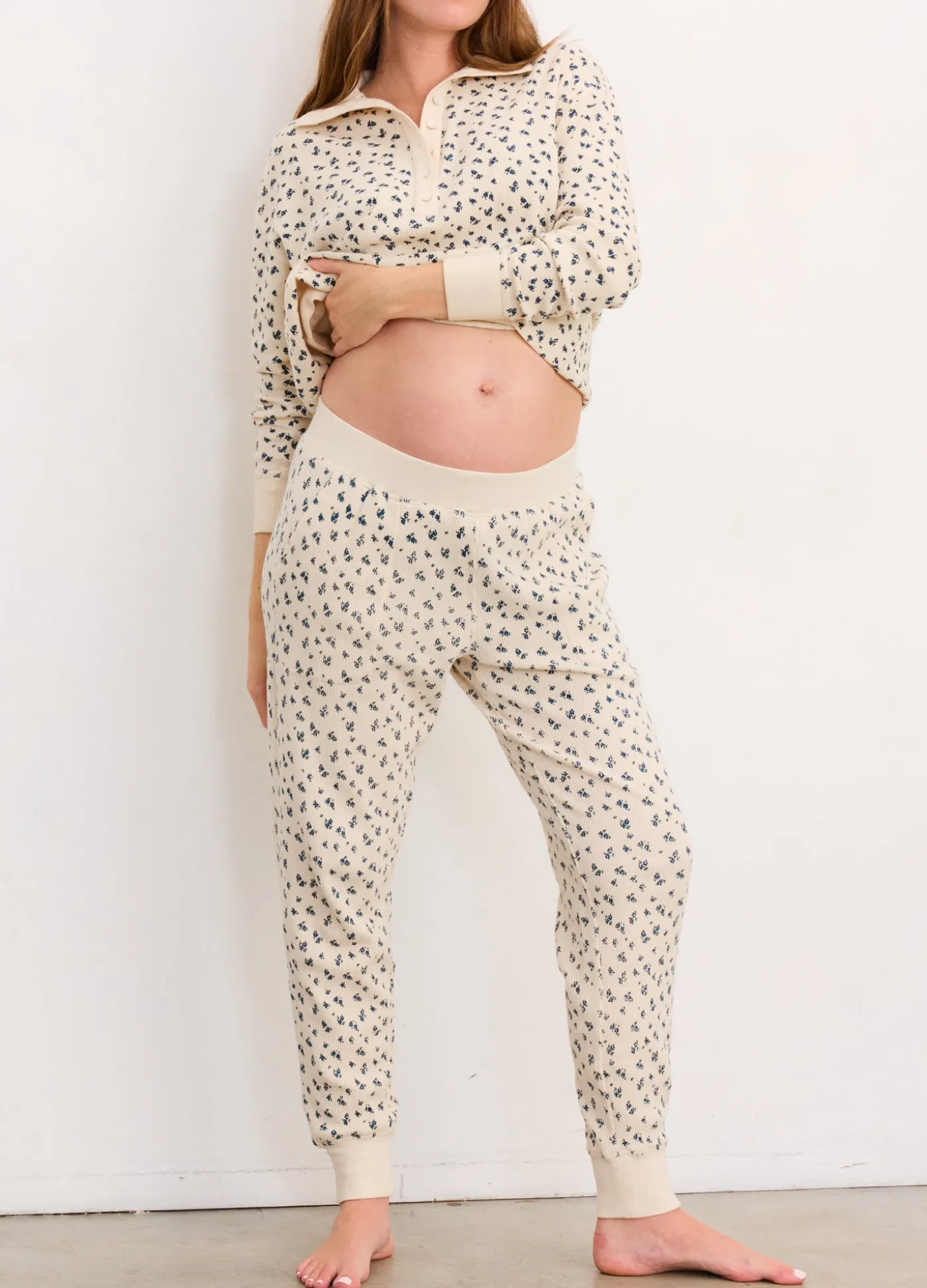 The Printed Waffle Jogger