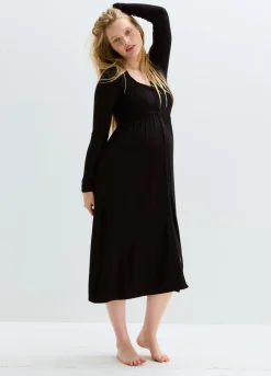 The Softest Rib Nursing Dress