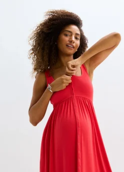 The Softest Rib Nursing Tank Dress