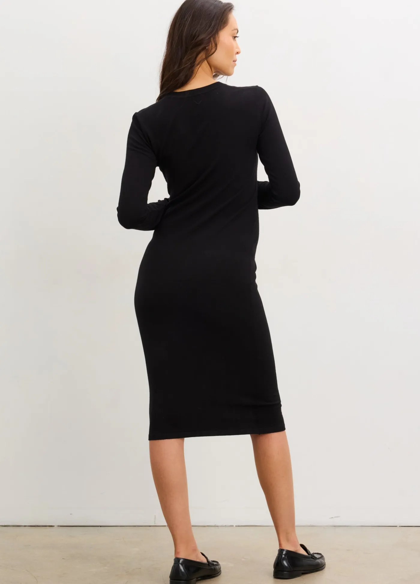 The Softsculpt Knit Long Sleeve Eliza Dress