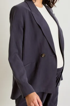 The Soft Tailored Twill Blazer