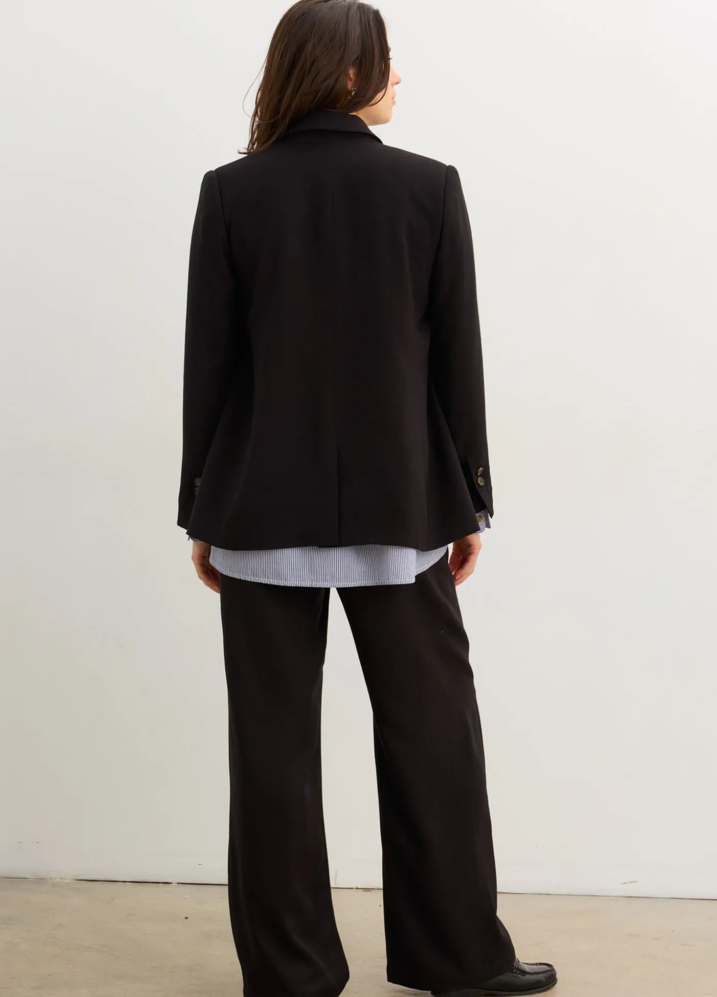 The Soft Tailored Twill Blazer